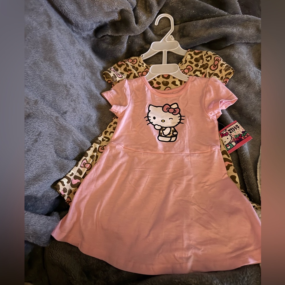 Hello Kitty Dresses with Leopard Print Accent